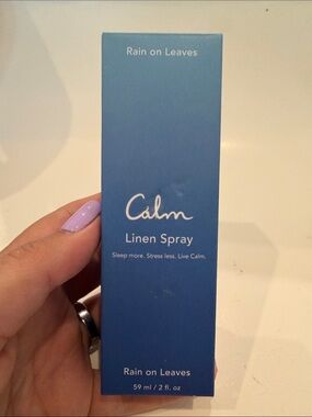 NWT Calm Linen Spray - Rain on Leaves (Blue) 59ml (2 fl oz)